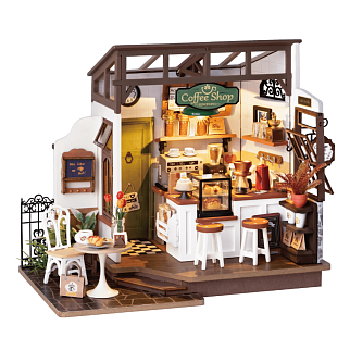 3D-пазл Robotime Slow Life Café