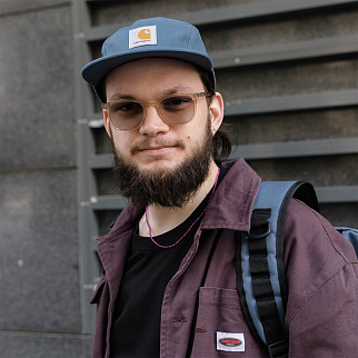 Кепка пятипанельная Carhartt WIP Backley Storm Blue
