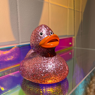 Утка Диско Розовая