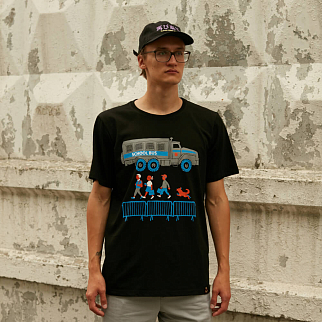 Футболка Barking Store Скулбас мужская