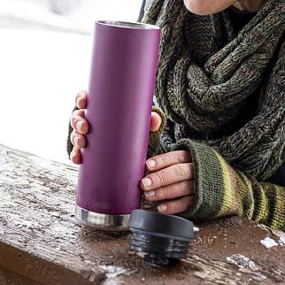 Термокружка Klean Kanteen TKWide 592 мл Twist Cap Purple Potion
