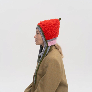 Чепчик CHECK YA HEAD красный 2514/33