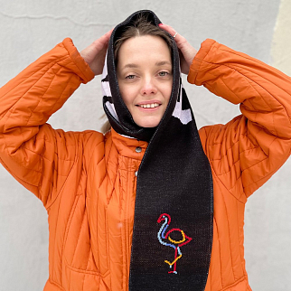 Шарф Friend Function черный и любимый