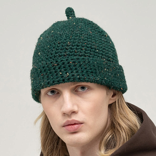Шапка CHECK YA HEAD зелёная 2467/154