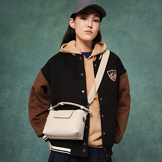 Кроссбоди сумка Gaston Luga Splashini Cloud Cream