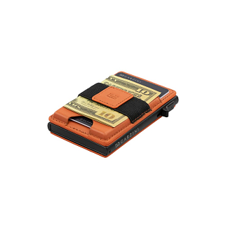 Кошелек Garzini MagSafe Metal Wallet Orange