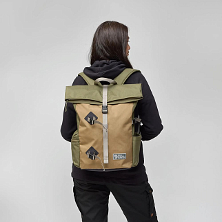 Рюкзак Fjallraven Vardag Foldsack 25 Green-Clay (620-221)