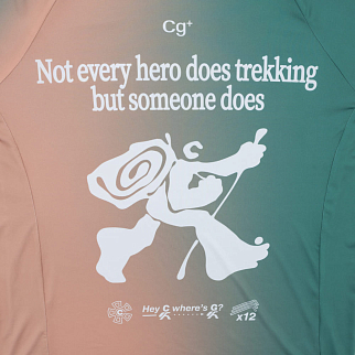 Лонгслив Called a Garment "C" Trekking персиковый и морская волна
