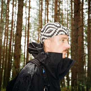 Шапка-бини Jacob Cro Twins Grey