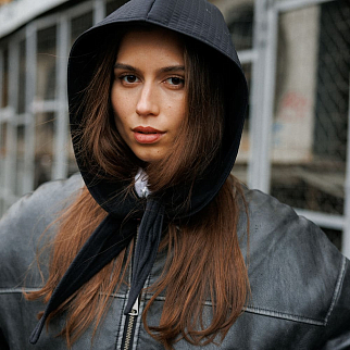 Косынка утепленная непромокаемая Friend Function черная