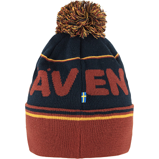 Шапка Fjallraven Pom Hat Autumn Leaf / Dark Navy