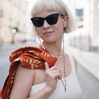 Цепочка для очков Komono Vega Black