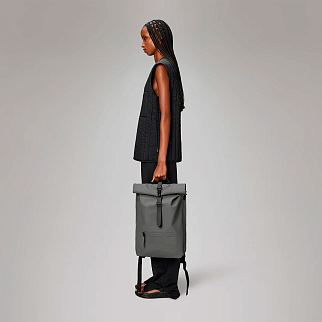 Рюкзак Rains Rolltop Rucksack Grey