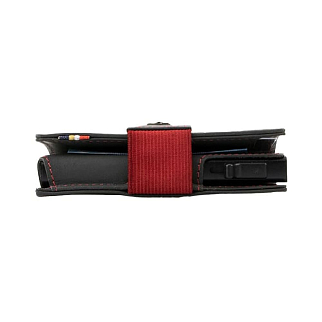 Кошелек Garzini Metal Wallets Carbon Red