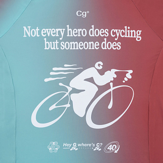 Лонгслив Called a Garment "G" Cycling бледномятный и вишневый