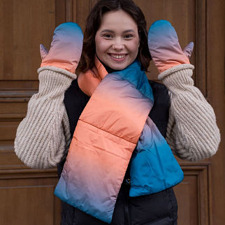 Дутые варежки Friend Function Sunrise