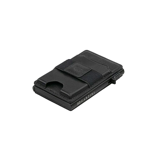 Кошелек Garzini MagSafe Metal Wallet Black