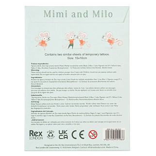 Временные татуировки REX Mimi and Milo