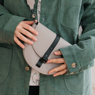 Кроссбоди сумка Gaston Luga Splash Moon Taupe