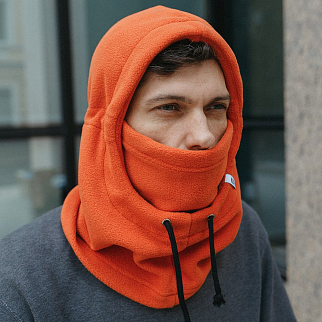 Капюшон Kusto Hood M оранжевый