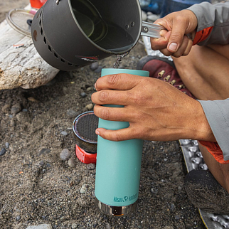 Термокружка Klean Kanteen TKWide 592 мл Cafe Cap Beryl Green