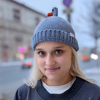 Шапка Friend Function Будь как голубь стальной