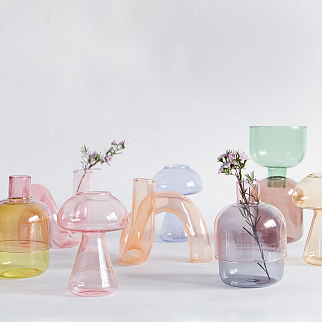 Альфаобразная ваза оранжевая