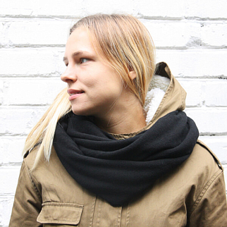 Снуд Friend Function шерстяной Черный