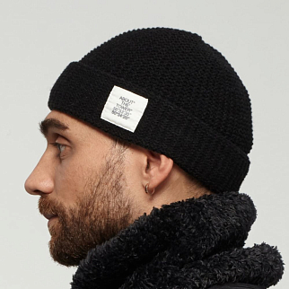 Шапка CHECK YA HEAD черная T1905/1
