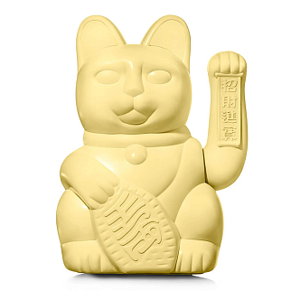 Огромный манэки-нэко - Lucky Cat желтый
