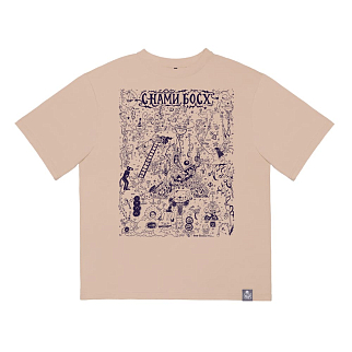 Футболка Barking Store C НАМИ БОСХ оверсайз