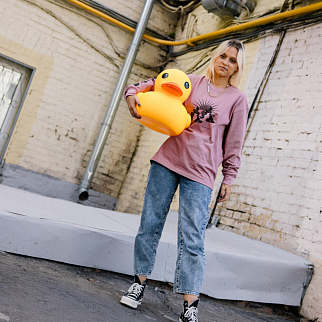 Утка классическая резиновая ОГРОМНАЯ (45 см)