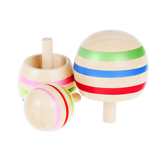 Набор деревянных волчков REX