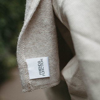 Шерстяной шарф Friend Function Топленое молоко