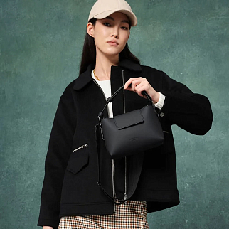 Кроссбоди сумка Gaston Luga Splashini Black