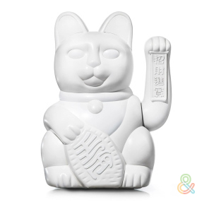Огромный манэки-нэко - Lucky Cat белый