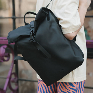 Рюкзак Rains Rolltop Mini Black