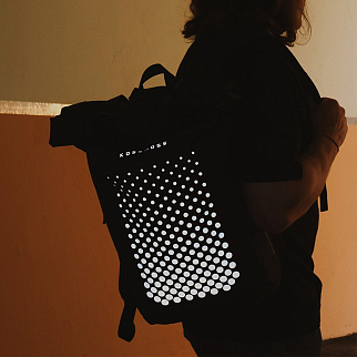 Рюкзак-роллтоп KOSSMOSS Метеор черный