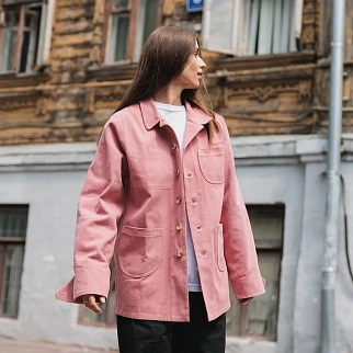 Рабочая рубашка Friend Function розовая унисекс