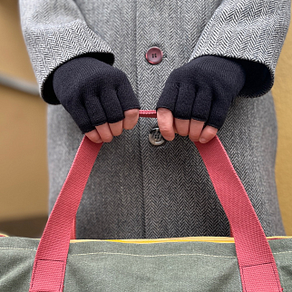 Перчатки без пальцев (разные цвета)