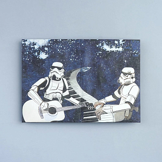 Обложка для паспорта из тайвека New Wallet Star Wars