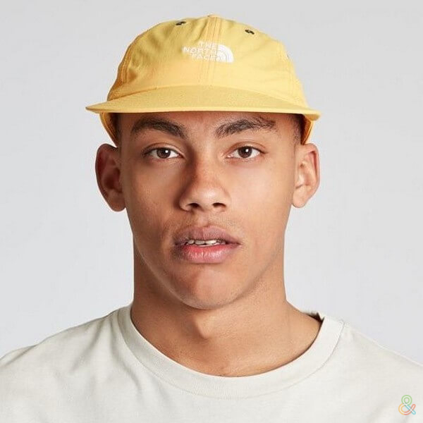 the north face yellow hat