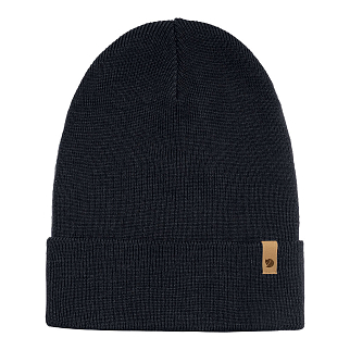 Шапка Fjallraven Classic Knit Hat Dark Navy (555)
