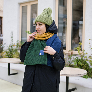 Шарф Thinking Mu Ghede Dark Green