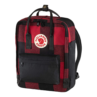 Рюкзак Fjallraven Kanken Re-Wool Red-Black (320-550)