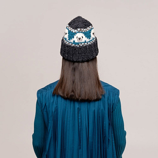 Шапка CHECK YA HEAD с рисунком Белёк 2561/218