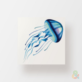 Временная татуировка Jellyfish