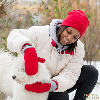 Варежки Friend Function Красные