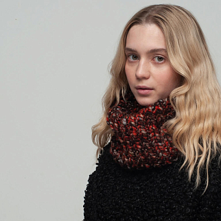 Ворот CHECK YA HEAD шерстяной темно-коричневый 2375