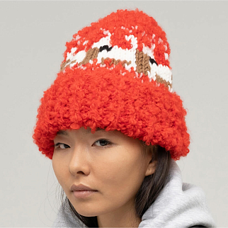 Шапка CHECK YA HEAD красная 2461/33